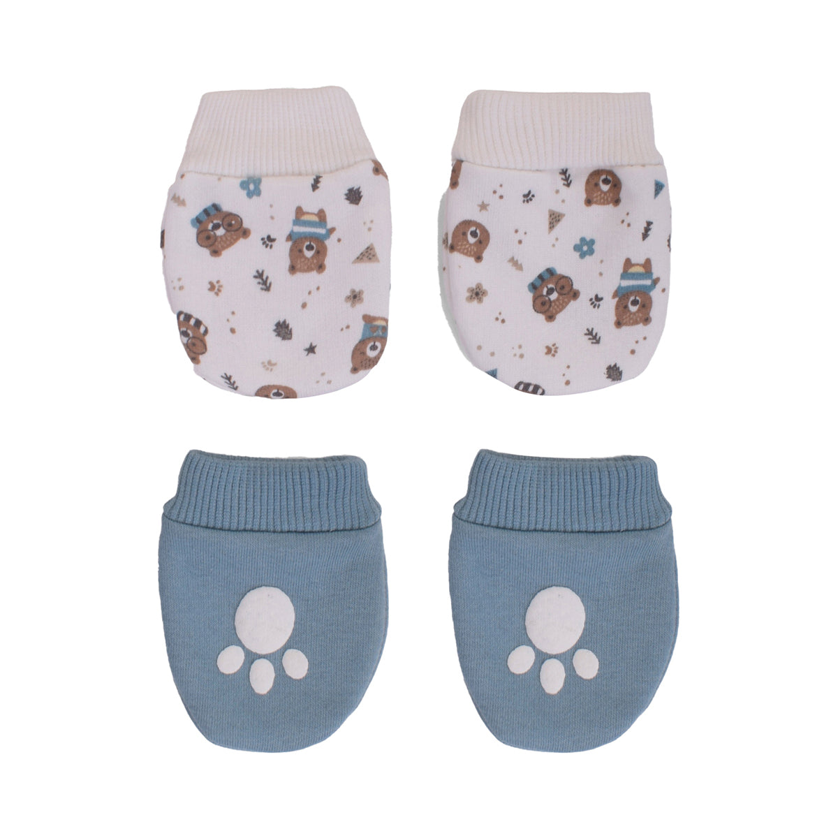Junior Mr Fluff Printed Gloves 2 PCS
